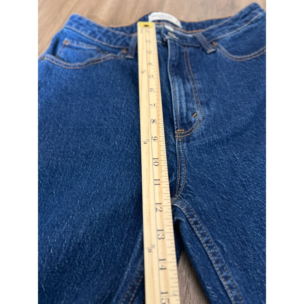 Abercrombie & Fitch 90s Relaxed Jeans High Rise Straight Leg 30 Long Curve Love - Picture 7 of 9